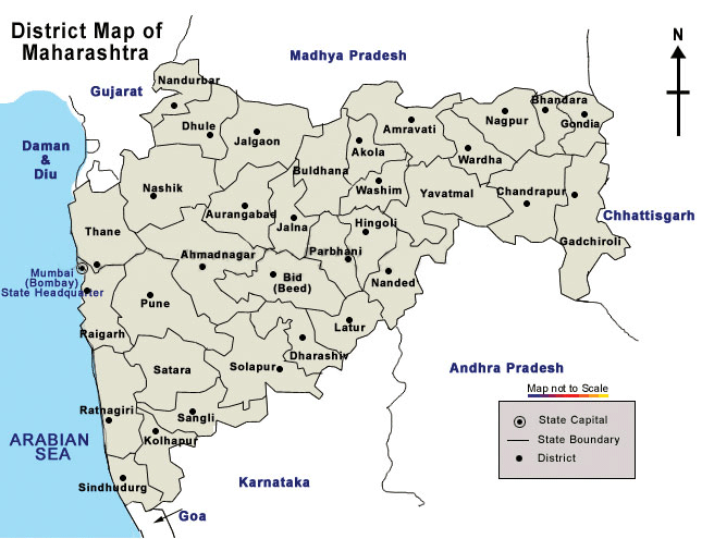 Chandrapur District Map